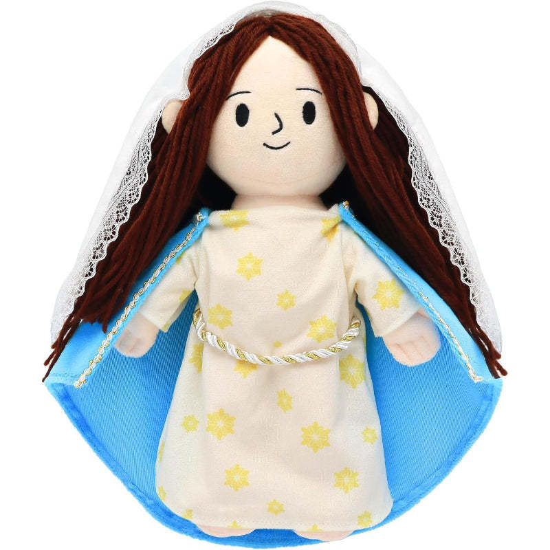 Jesus Mary Plush Doll Stuffed Toy-Flower Teddy Bear
