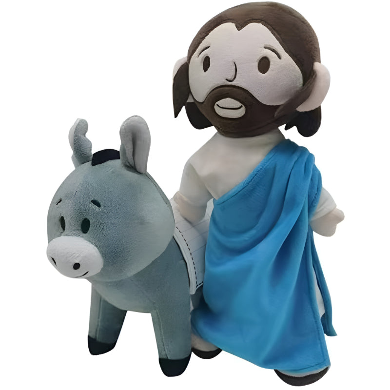 Jesus Plush Stuffed Toy-Flower Teddy Bear