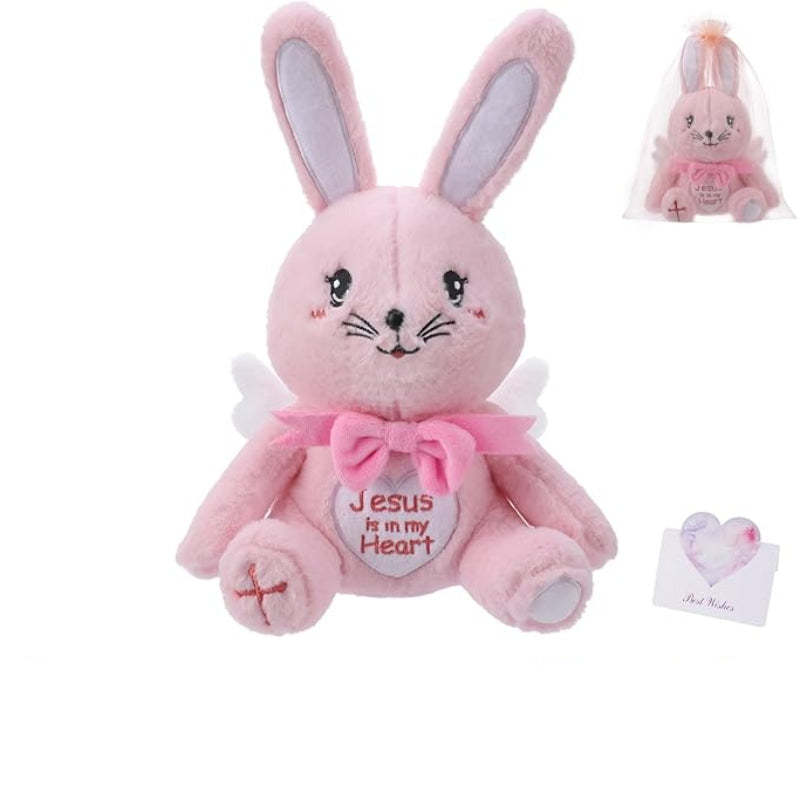 Jesus Plush Doll - Stuffed Toy Collection Religious Gifts-Flower Teddy Bear