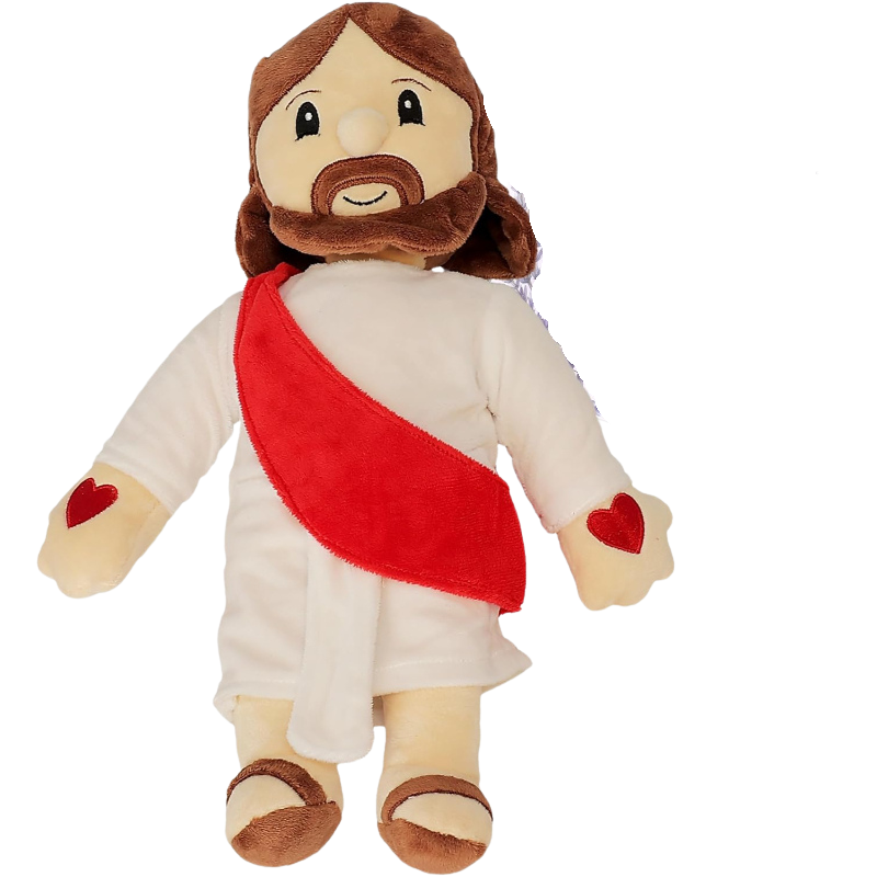 Jesus Plush - Cozy Stuffed Toy For Gift For Special Occasion-Flower Teddy Bear