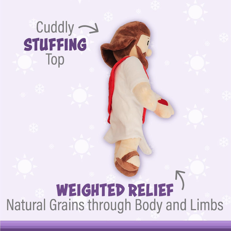Jesus Plush - Cozy Stuffed Toy For Gift For Special Occasion-Flower Teddy Bear