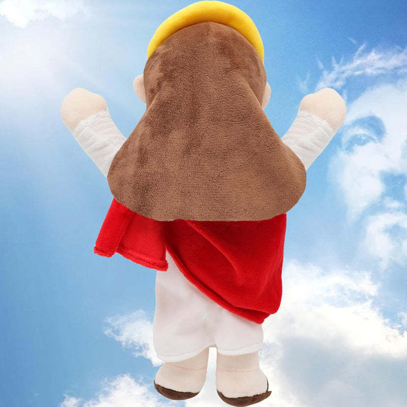 Jesus Plush Doll – Faith Based Stuffed Gift For All Ages-Flower Teddy Bear