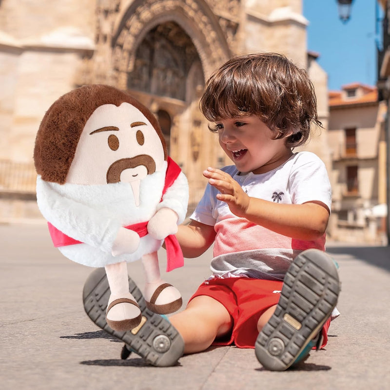 Jesus Soft Christian Plush Doll-Flower Teddy Bear