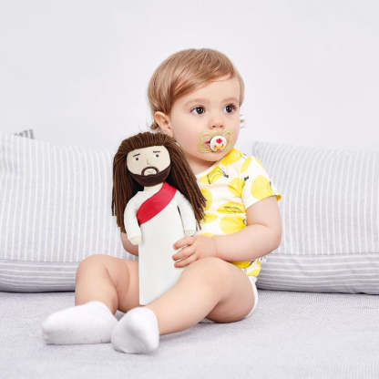 Christ Religious Figure Plush Doll-Flower Teddy Bear