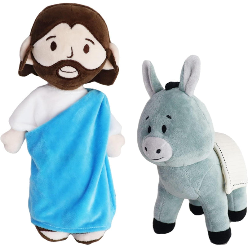 Jesus Plush Doll Design- Guardian Angel Stuffed Toy-Flower Teddy Bear