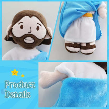 Jesus Plush Doll Design- Guardian Angel Stuffed Toy-Flower Teddy Bear
