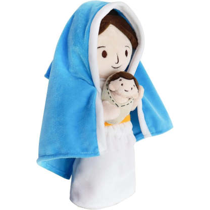 Jesus Plush Doll Design- Guardian Angel Stuffed Toy-Flower Teddy Bear