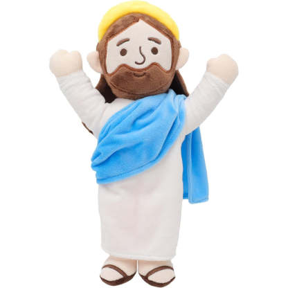 Jesus Plush Doll – Faith Based Stuffed Gift For All Ages-Flower Teddy Bear