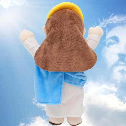 Jesus Plush Doll – Faith Based Stuffed Gift For All Ages-Flower Teddy Bear