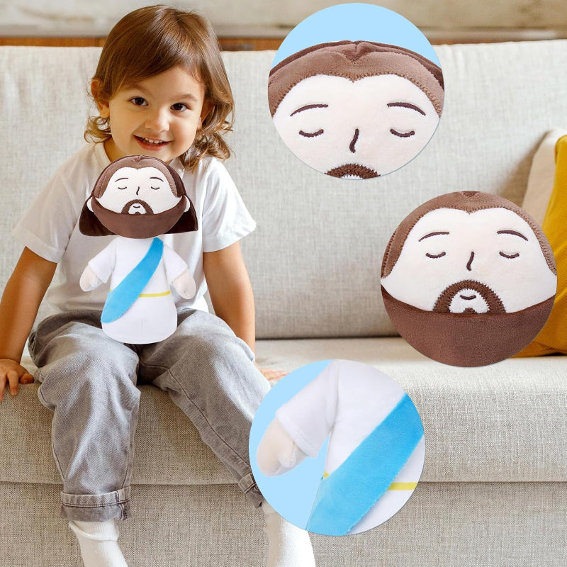 Faith Plush Jesus Doll-Flower Teddy Bear