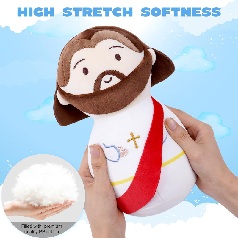 Faith Plush Jesus Doll-Flower Teddy Bear