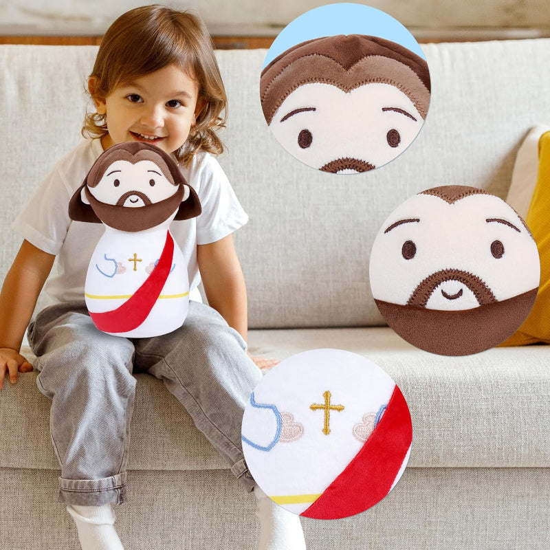 Faith Plush Jesus Doll-Flower Teddy Bear