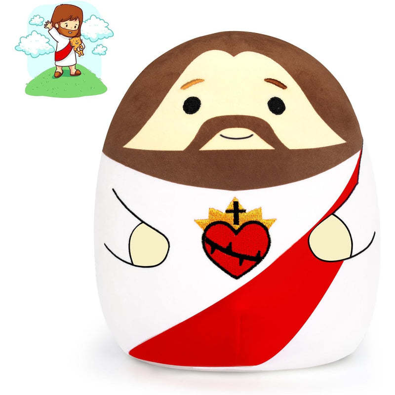 Faith Inspired Religious Jesus Doll-Flower Teddy Bear