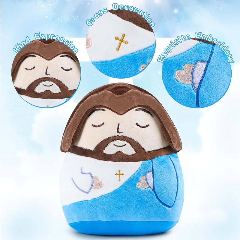 Jesus With Shawl Gift And  Plush Toy-Flower Teddy Bear