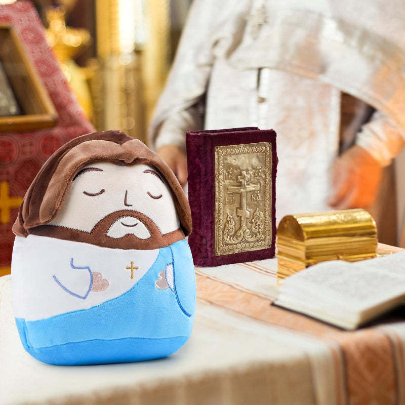 Jesus With Shawl Gift And  Plush Toy-Flower Teddy Bear