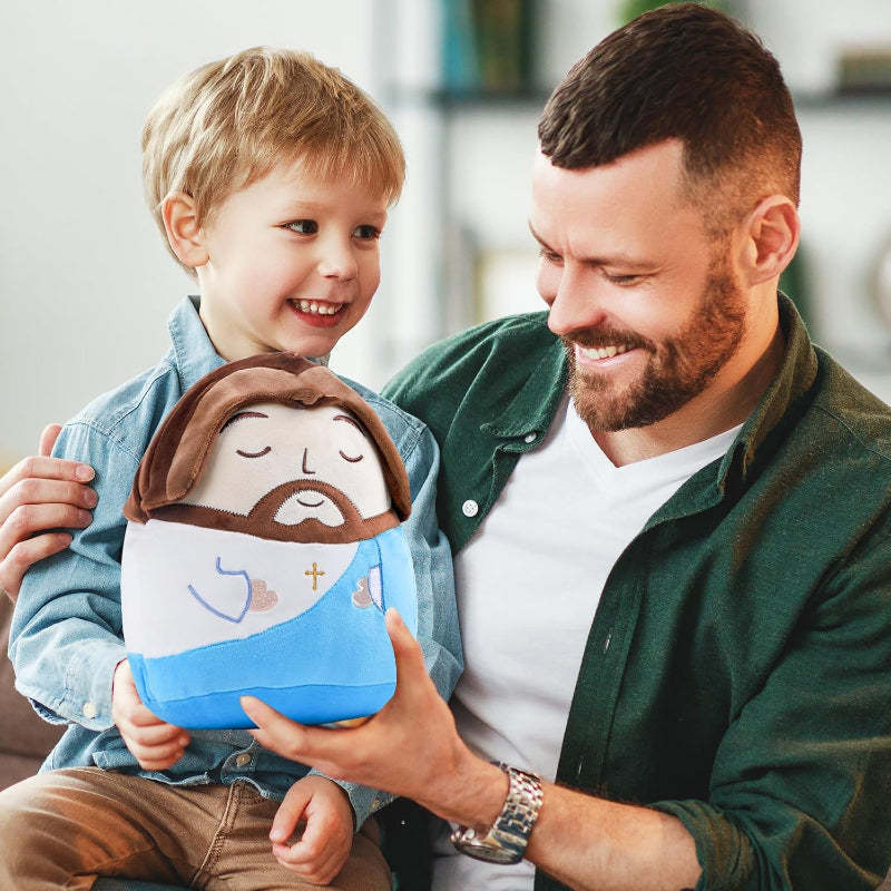 Jesus With Shawl Gift And  Plush Toy-Flower Teddy Bear