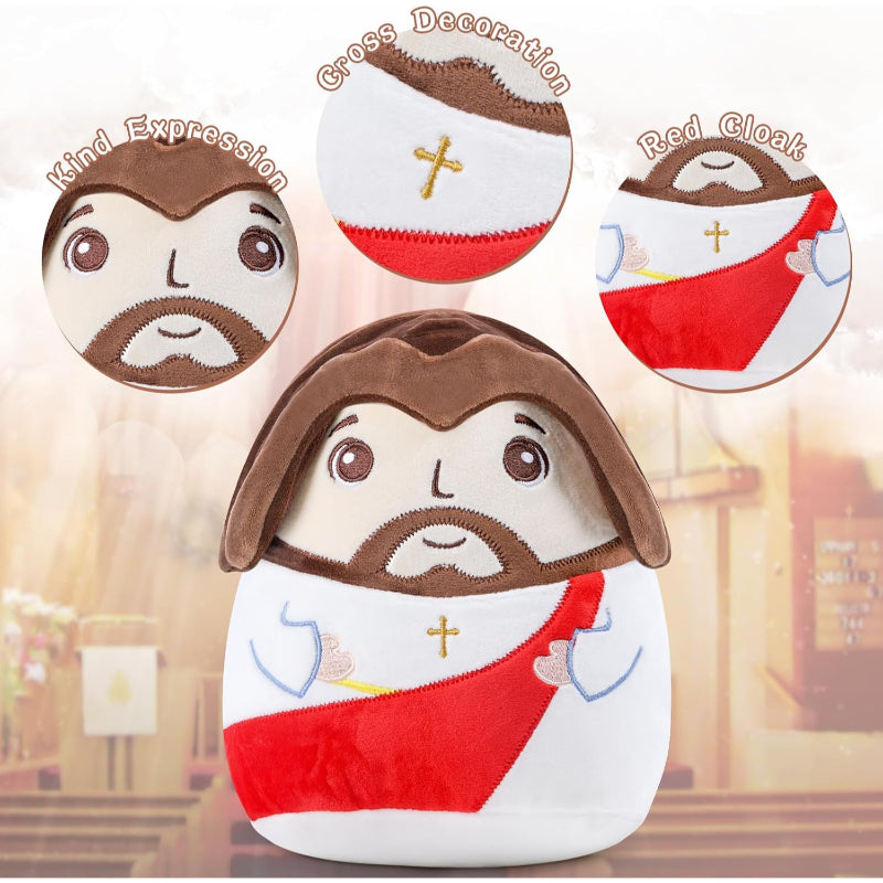 Jesus With Shawl Gift And  Plush Toy-Flower Teddy Bear