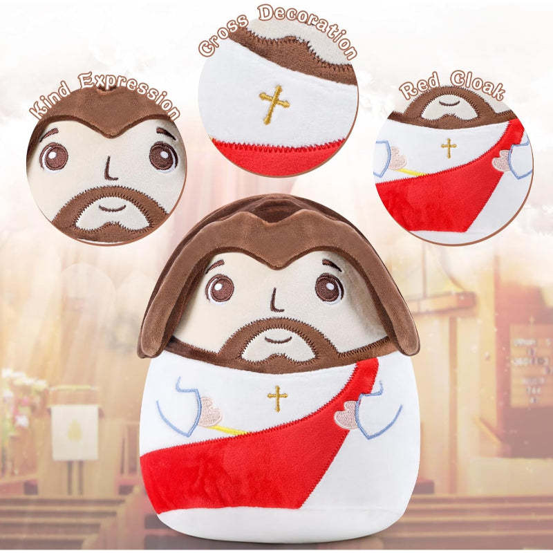 Jesus With Shawl Gift And  Plush Toy-Flower Teddy Bear