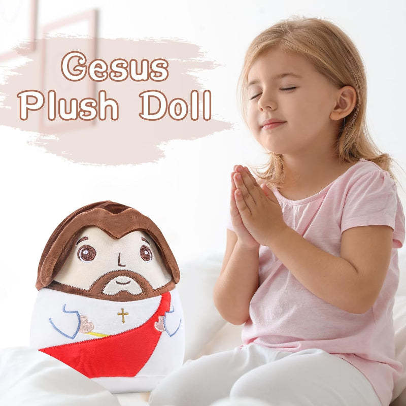 Jesus With Shawl Gift And  Plush Toy-Flower Teddy Bear