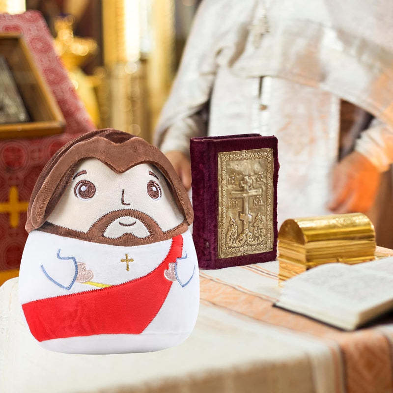 Jesus With Shawl Gift And  Plush Toy-Flower Teddy Bear