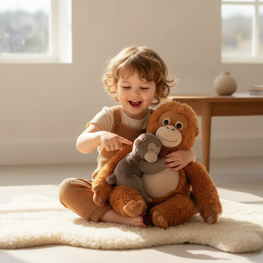 Mama Punch Attached Plush Toy