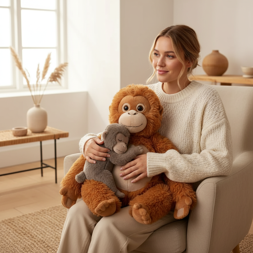 Mama Punch Attached Plush Toy