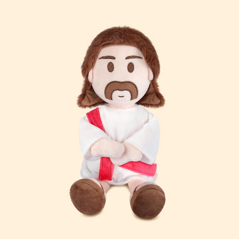Religious Plush Gift-Flower Teddy Bear
