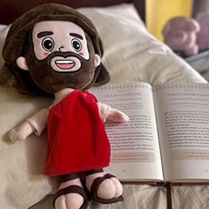 My Jesus Plush - Stuffed Toy For Church And Sunday School-Flower Teddy Bear
