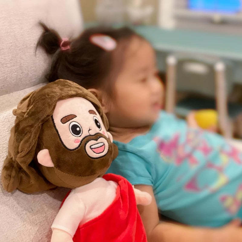 My Jesus Plush - Stuffed Toy For Church And Sunday School-Flower Teddy Bear