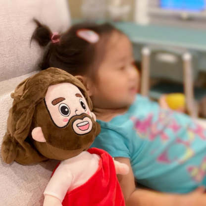 My Jesus Plush - Stuffed Toy For Church And Sunday School-Flower Teddy Bear