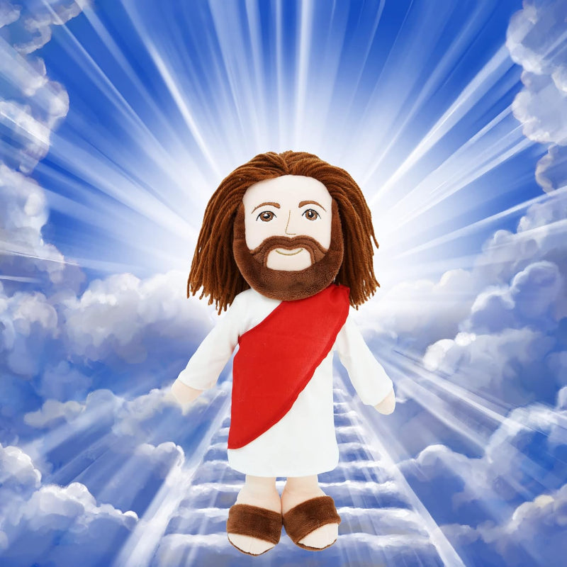 Plush Religious Figure Toy-Flower Teddy Bear