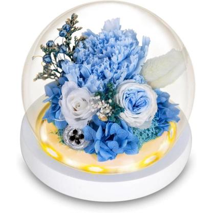 Beautiful Preserved Rose-Flower Teddy Bear