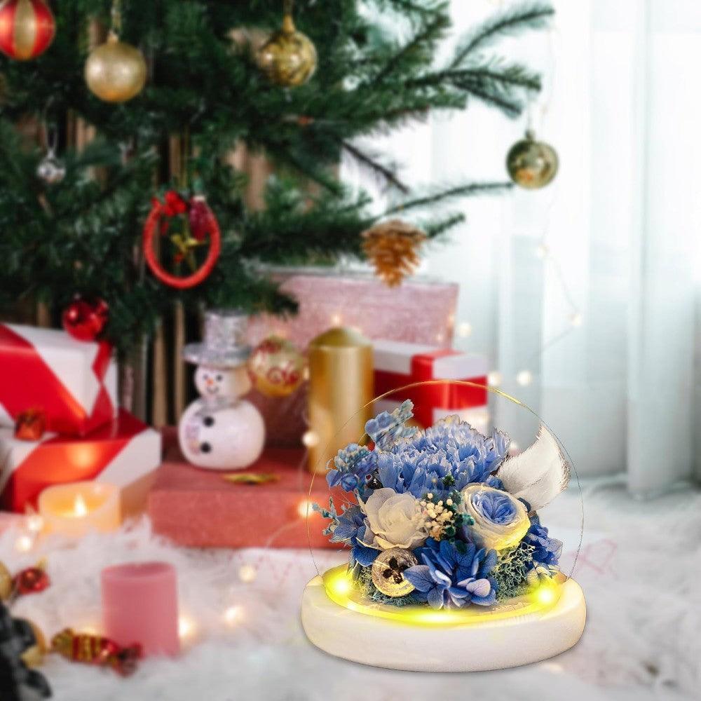 Beautiful Preserved Rose-Flower Teddy Bear