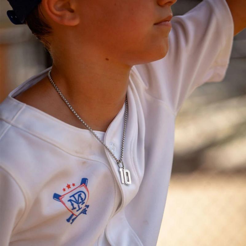 Personalized Number Pendant Athletic Jewelry – Stylish & Durable-Flower Teddy Bear