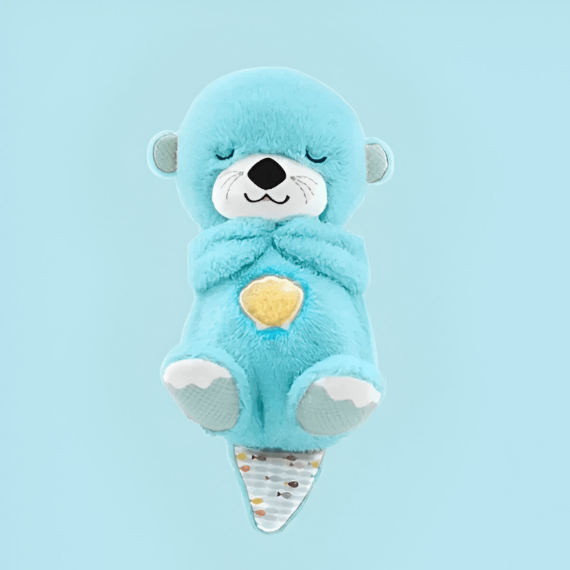 Snuggle Sleepy Otter Toy-Flower Teddy Bear