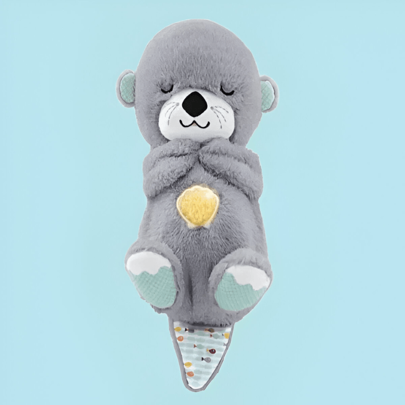 Snuggle Sleepy Otter Toy-Flower Teddy Bear