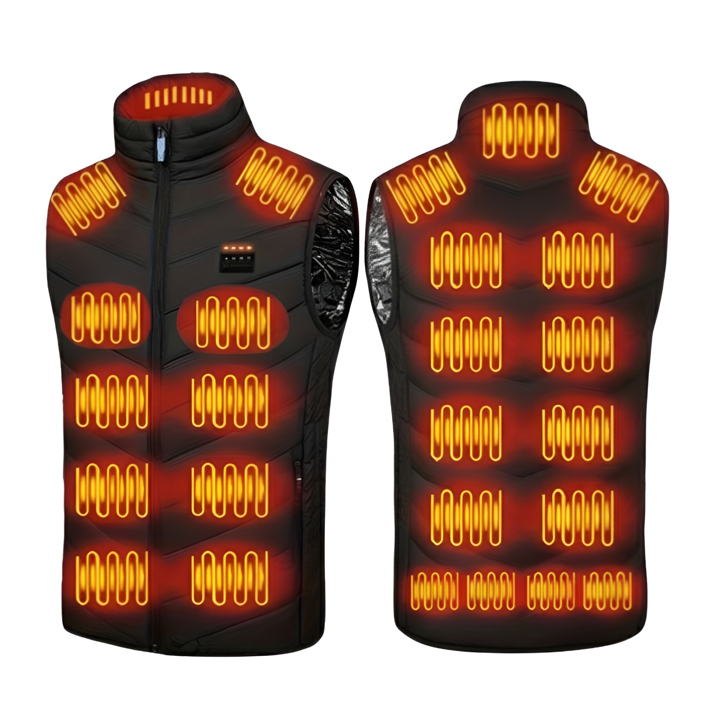 USB Heated Vest With Twenty Five Zones
