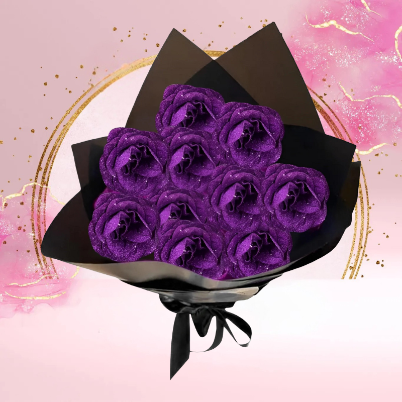 Glitter Rose Bouquet
