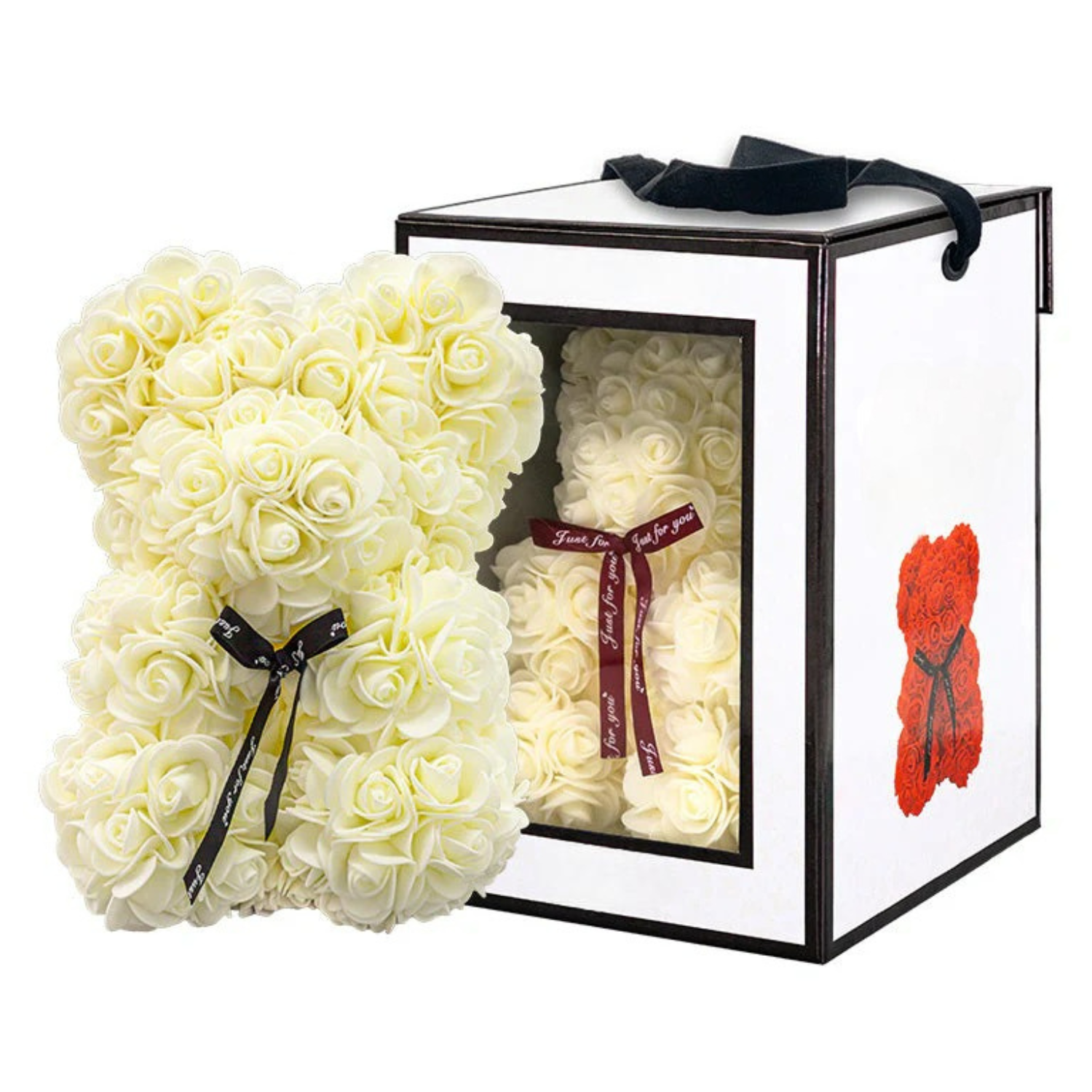 Flower Teddy Bear-Flower Teddy Bear