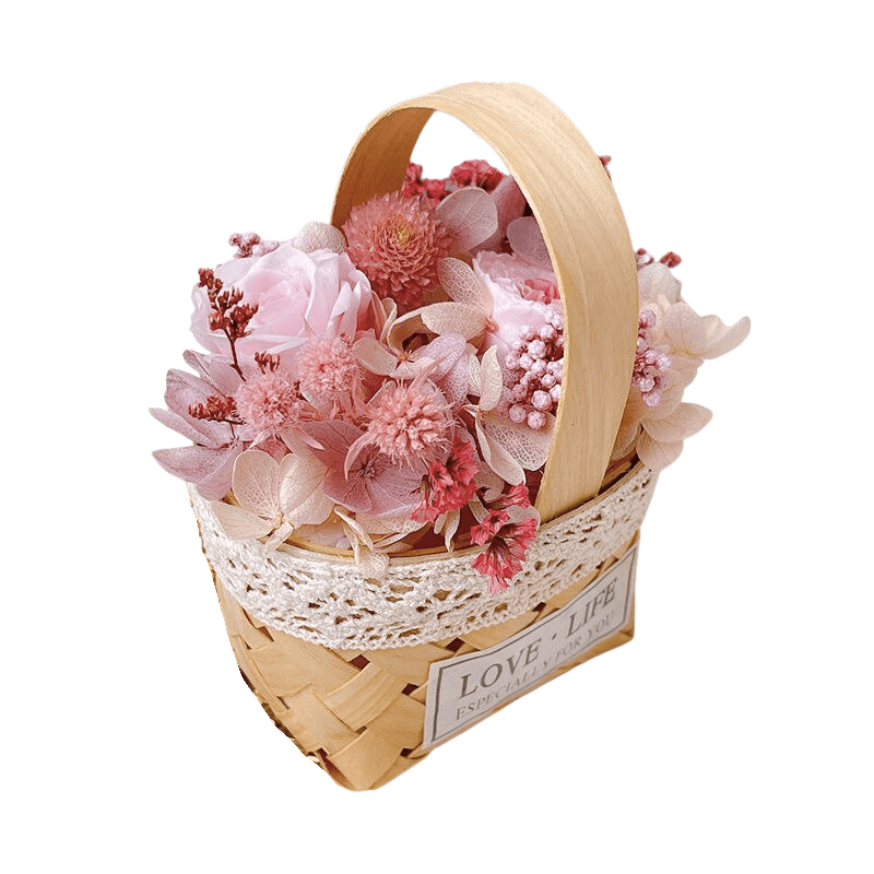 DIY Flower Basket – Creative And Decorative Handmade Craft Kit-Flower Teddy Bear