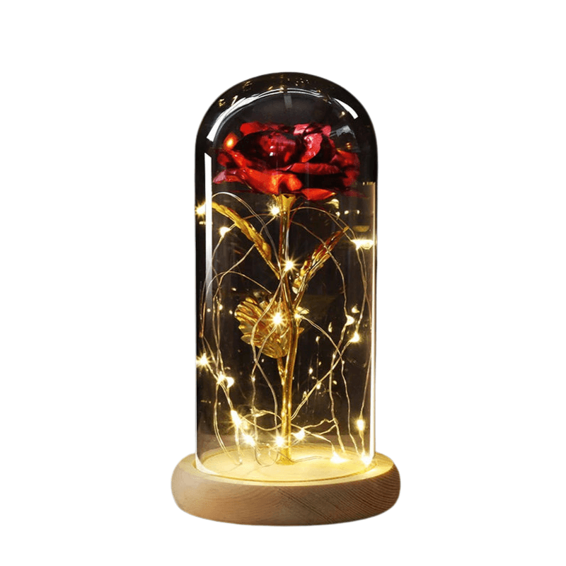 Enchanted LED Rose – Precious And Timeless Decorative Gift-Flower Teddy Bear