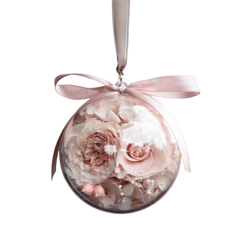 Eternal Rose Pendant-Flower Teddy Bear