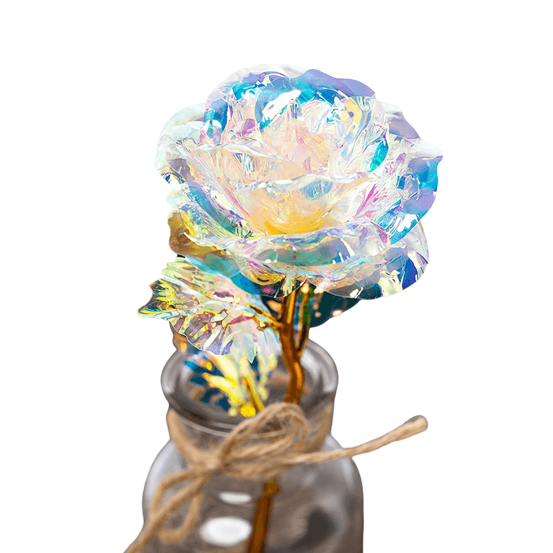 Galaxy Rose – The Iridescent Forever Gift For Every Special Occasion-Flower Teddy Bear