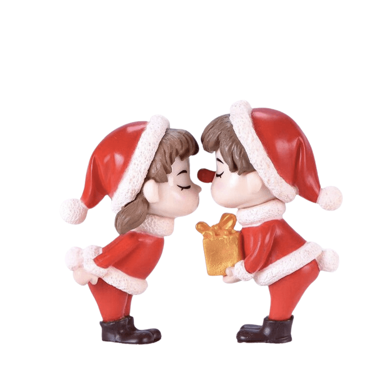 Christmas Decor Pieces – Festive Holiday Embellishments-Flower Teddy Bear