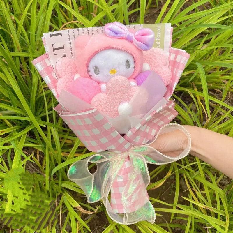 Plush Toy Floral Bouquet – Fun and Comfort in One Gift-Flower Teddy Bear