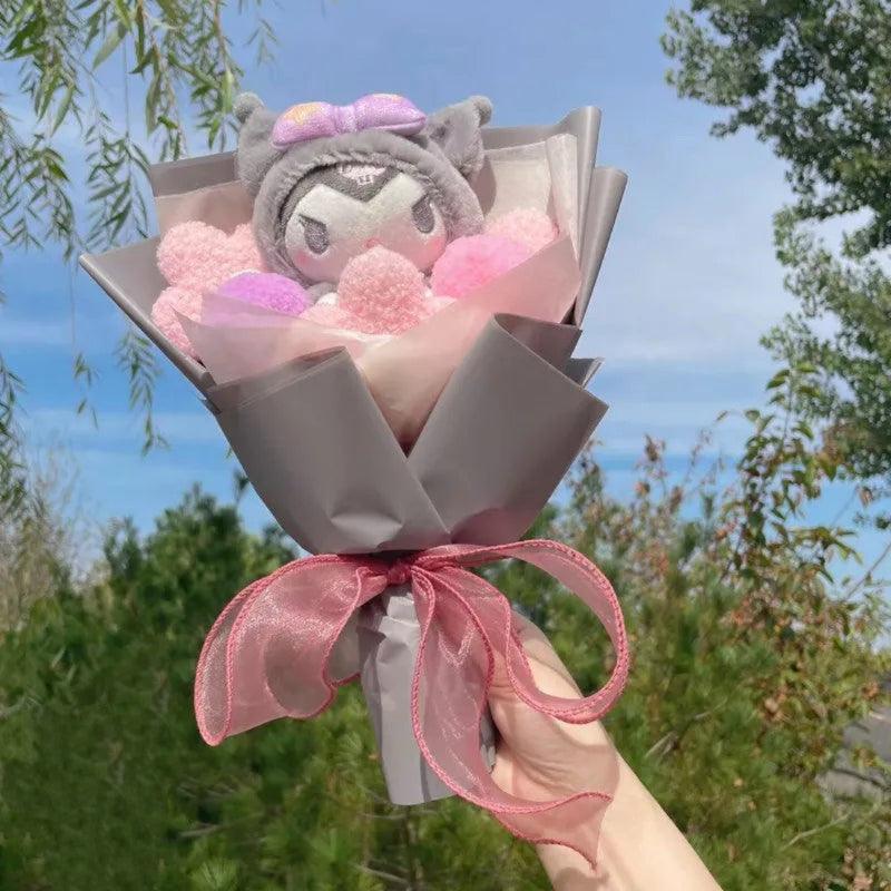 Plush Toy Floral Bouquet – Fun and Comfort in One Gift-Flower Teddy Bear