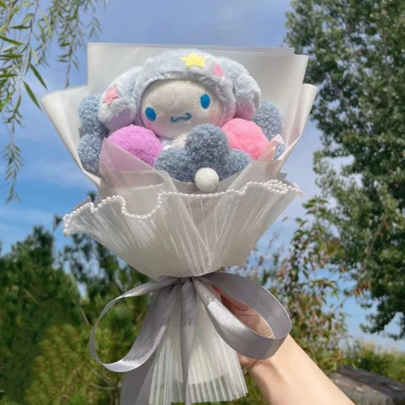 Plush Toy Floral Bouquet – Fun and Comfort in One Gift-Flower Teddy Bear