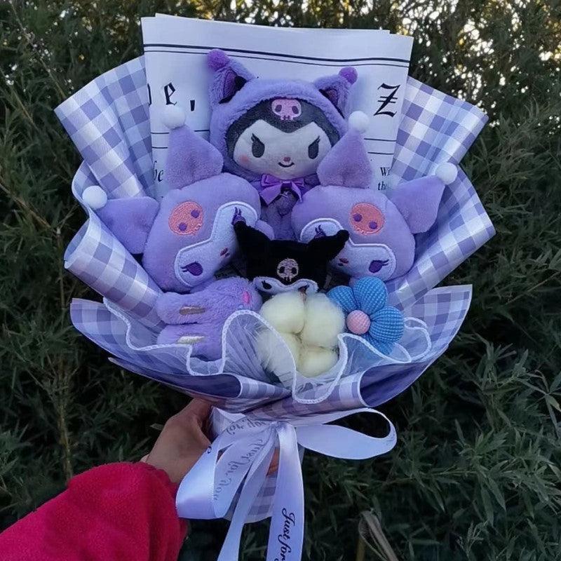 Plush Toy Floral Bouquet – Fun and Comfort in One Gift-Flower Teddy Bear