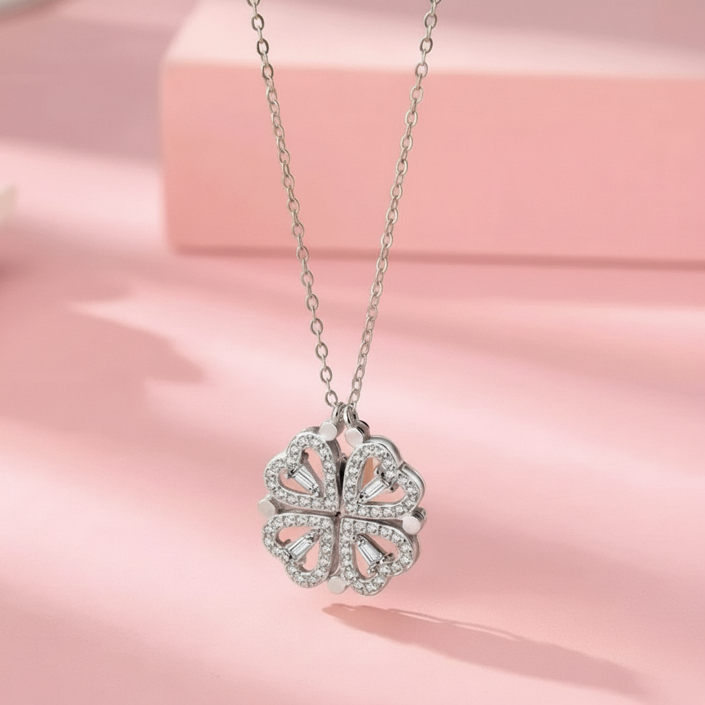 Openable Clover Necklace