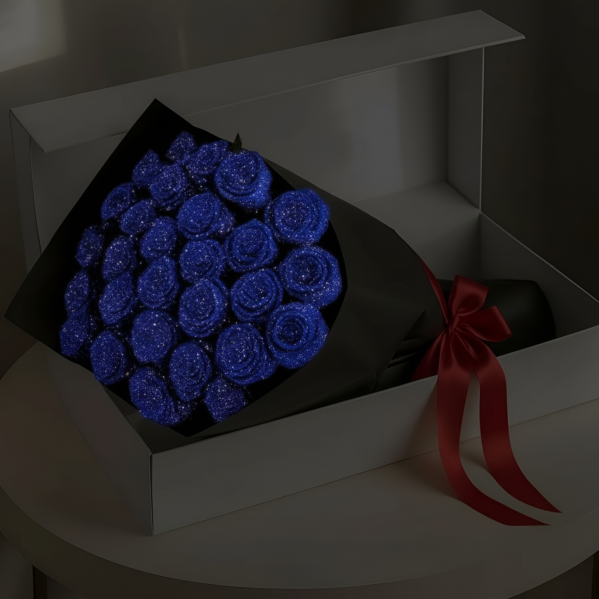 Sparkling Preserved Rose Bouquet For Timeless Gifting